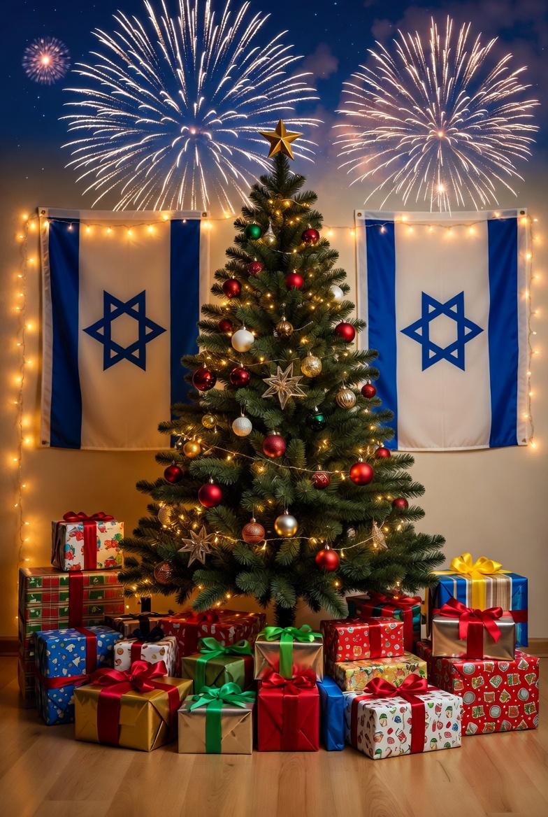 EliAfriatISR's tweet image. Merry Christmas from Israel! 🎄🇮🇱  

As a Jew, I want to send my warmest wishes to Christians around the world. 🤍❄️☃️

May this holiday bring you peace, love, and light.  
From the Holy Land to your home happy holidays.✨