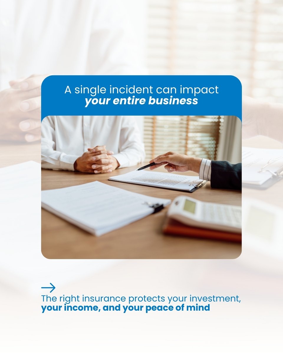 sarifainsurance's tweet image. Small businesses face real risks every day: accidents, property damage, or unexpected claims. 

Having adequate protection allows you to focus on growth without jeopardizing what you've already built.

🌐Visit: sarifa.com

#sarifa #smallbusinessinsurance