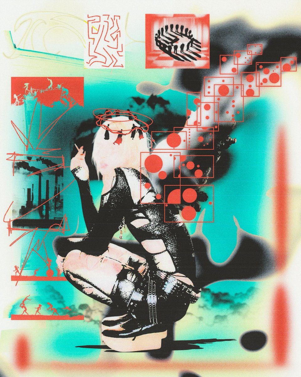 tristle's tweet image. Art made without ai