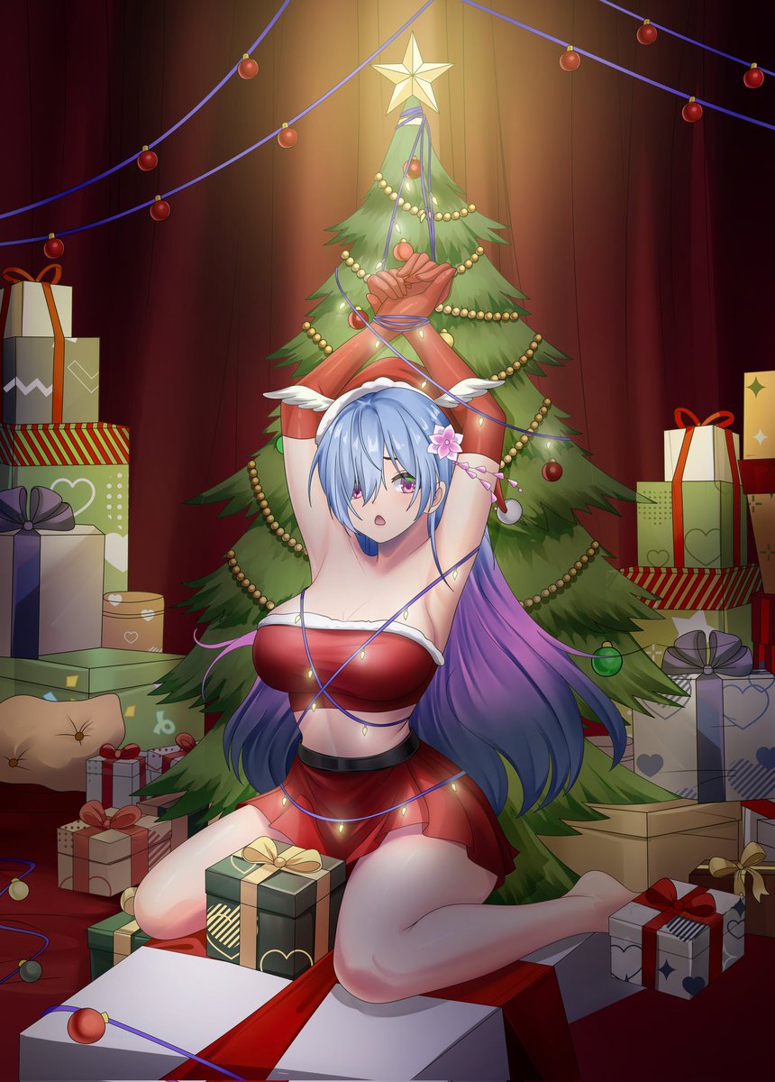 I made the tree but at what cost... I'm soo clumsy 🫠
Merry Christmas 🎅 
🎨@miwmiuw_