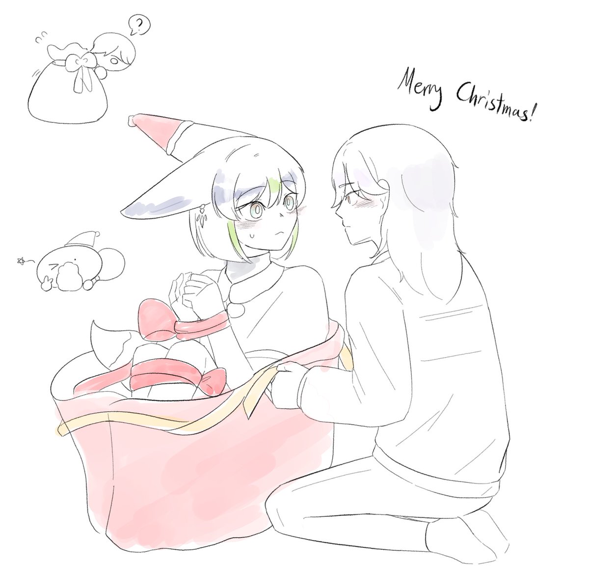 메리 크리스마스~>.0🎄🎄
사이노에게 나리 선물(?) 주고 갑니다 호홓 🎅