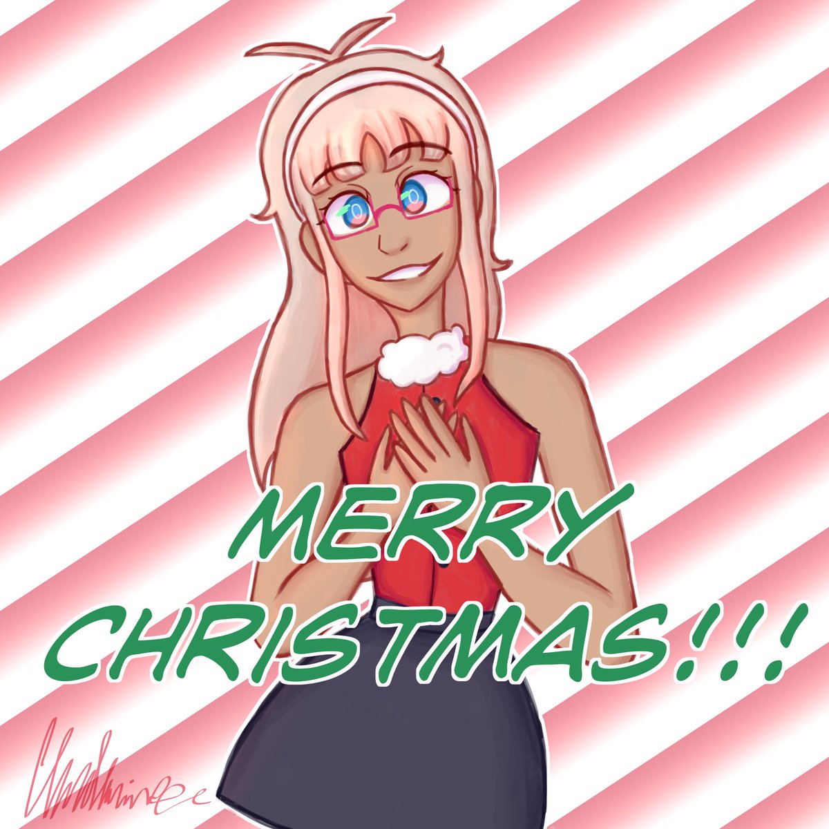 Just wanted to say Merry Christmas to folks! And a reminder that auditions and applications will still be up past the holiday season. So remember to spend time with loved ones or take the day to relax for yourself!

The art is of my oc, Rosie, who is the mc of Rose Tinted Glasses