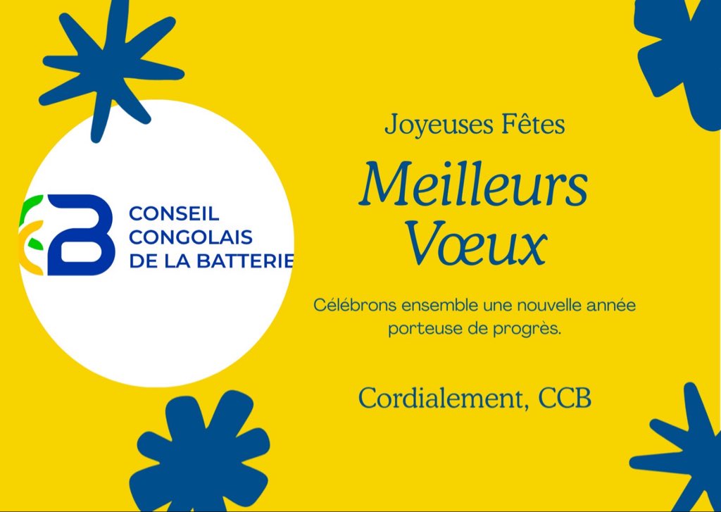 Conseil congolais de la batterie ( CCB ) tweet media