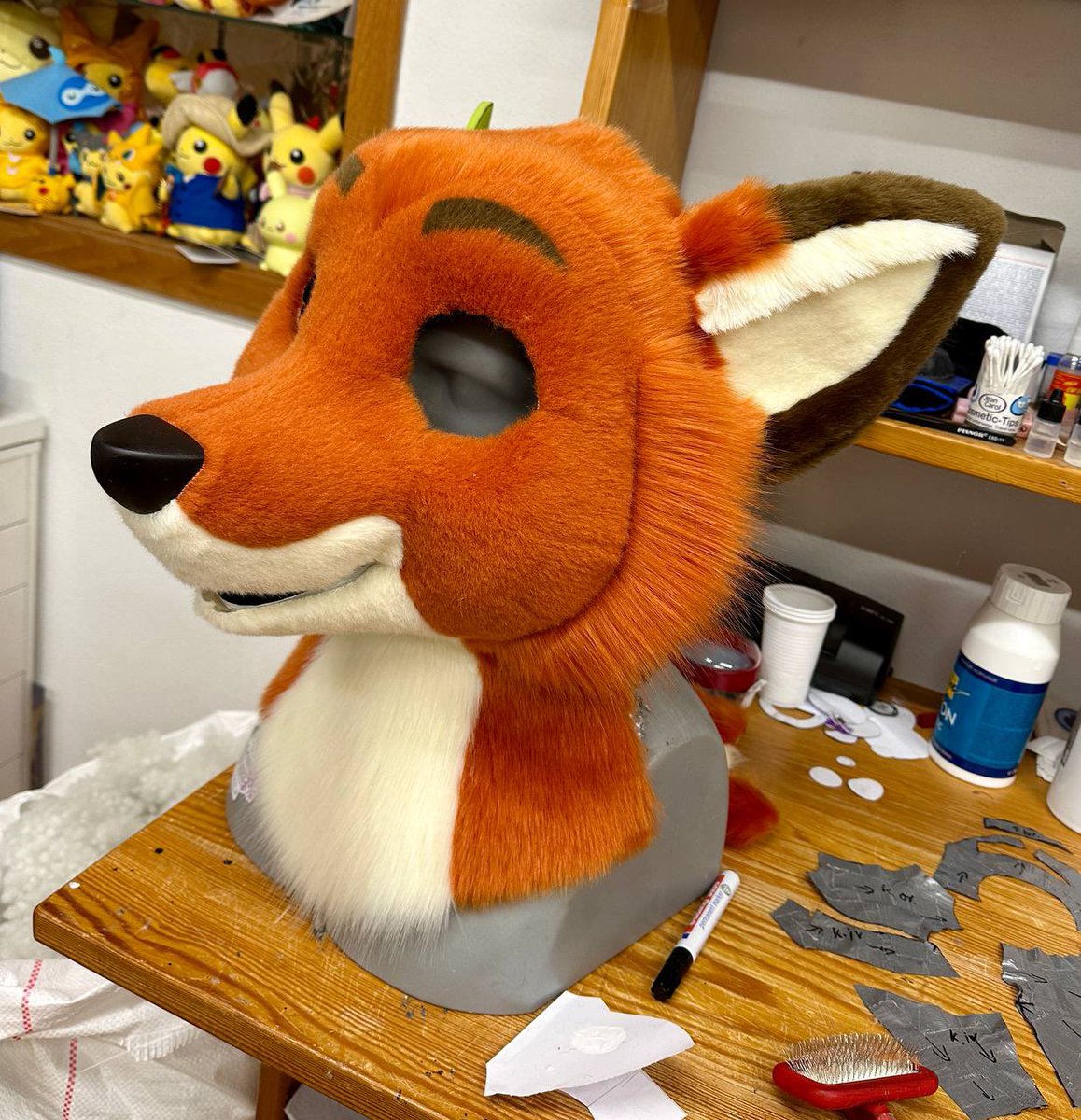 SchneeCreations's tweet image. Some WIPs of the last critter of the year :3