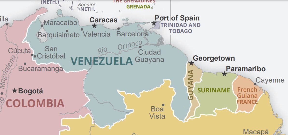 maxvenezolano's tweet photo. @Gral_Vivas_P Porfavor ponga el mapa de Venezuela Correcto, debe ser que esta cuenta no es de el Verdadero General Vivas, Un militar patriota nunca cometería este error! https://t.co/wWGwch0vJn
