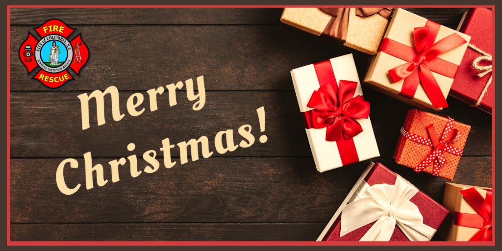 Merry Christmas everyone from all of us <a href="/ColaFire/">Columbia-Richland Fire Department</a> !!