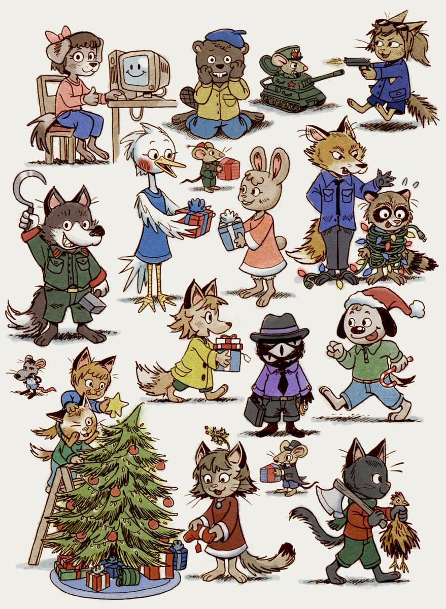 benrose_hsb's tweet image. what if everyone in busytown was neurotic