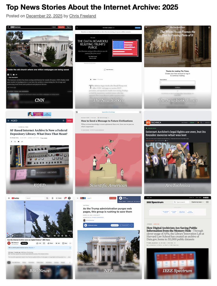 The Wayback Machine tweet media
