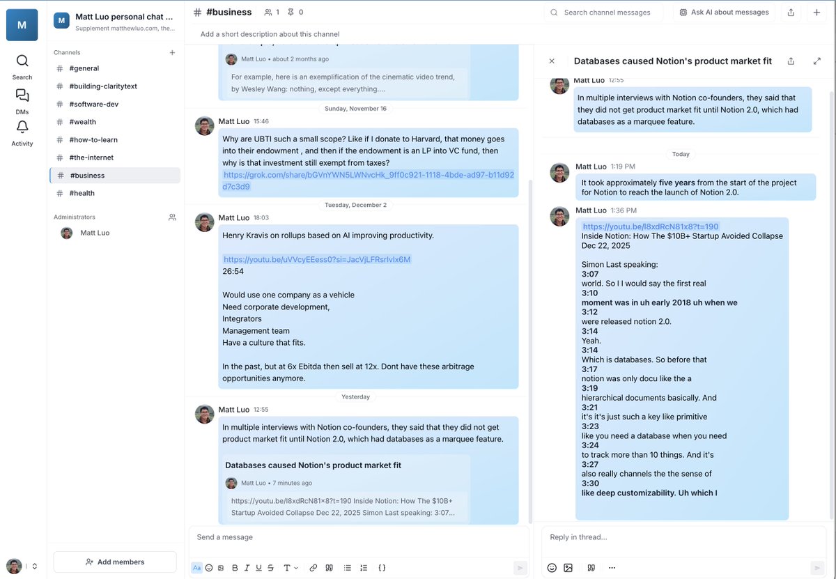 ClarityText.com: chat, for professional expertise tweet media