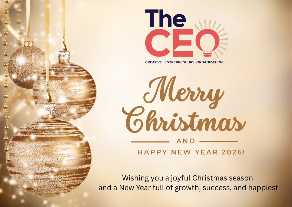 Theceorw's tweet photo. Wishing you a joyful Christmas season and a New Year full of growth, success, and happiness. https://t.co/eN3UVENJcy