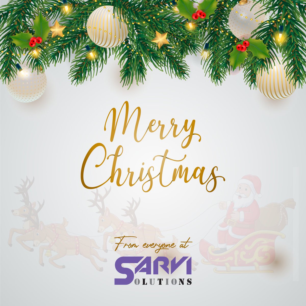 SarviSolutions's tweet photo. Merry Christmas  🎅 🎄 https://t.co/A1qvZMklDF