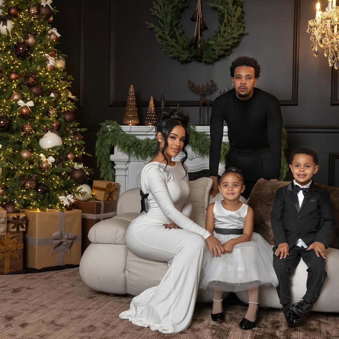 wavecheckers's tweet image. G Herbo &amp;amp; Taina with the kids for Christmas 🖤