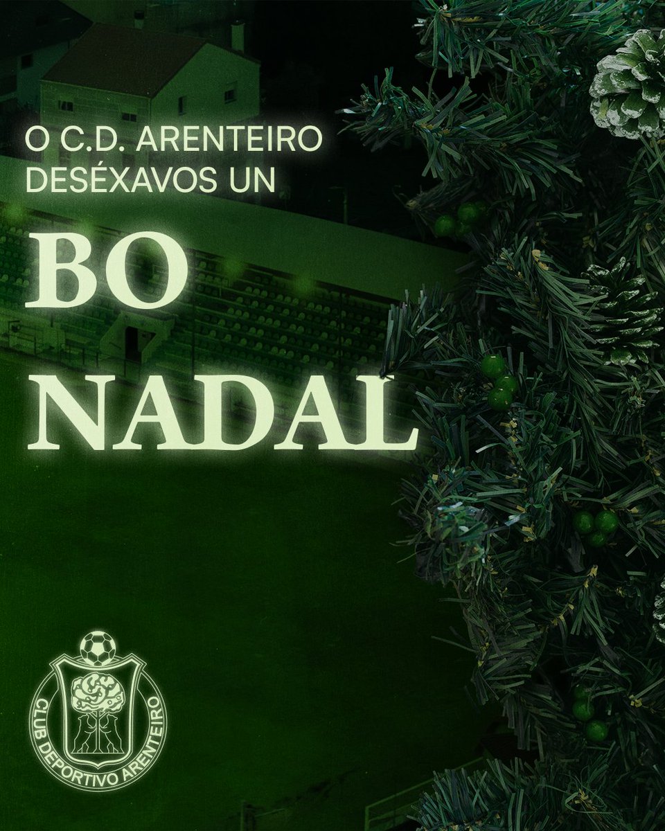 🎄 Nunha noite de compartir, esperamos que todos poidades desfrutar destas datas.

Bo Nadal de parte de todo o C.D. Arenteiro!

#CamiñaConNós