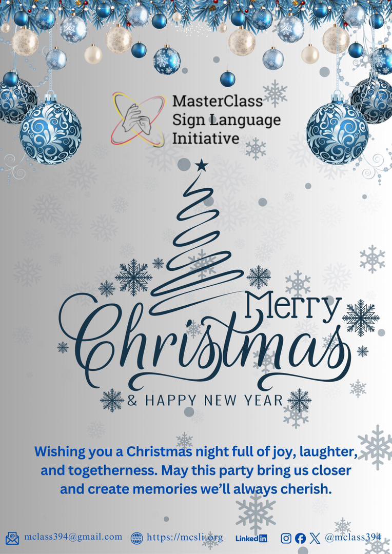 Master class Sign language initiative tweet media