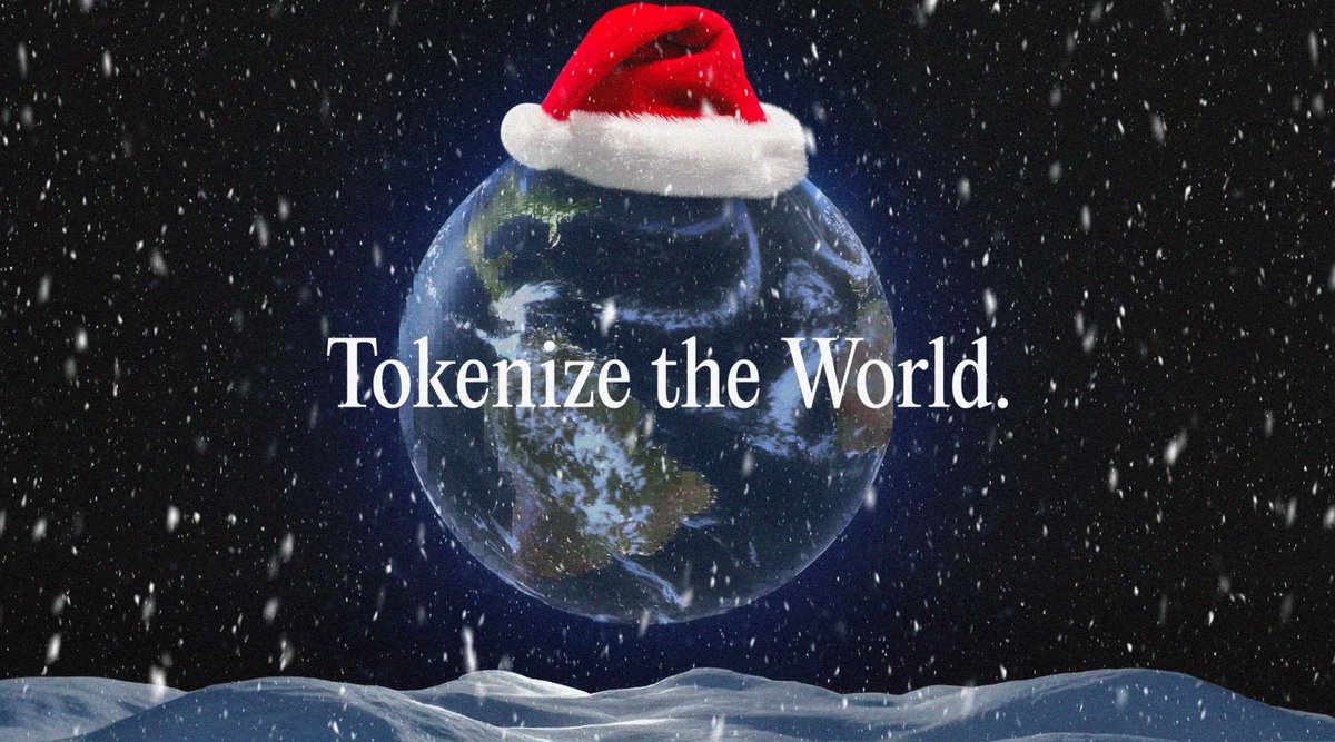 Securitize's tweet image. Merry Christmas to everyone who believes in a tokenized future.
