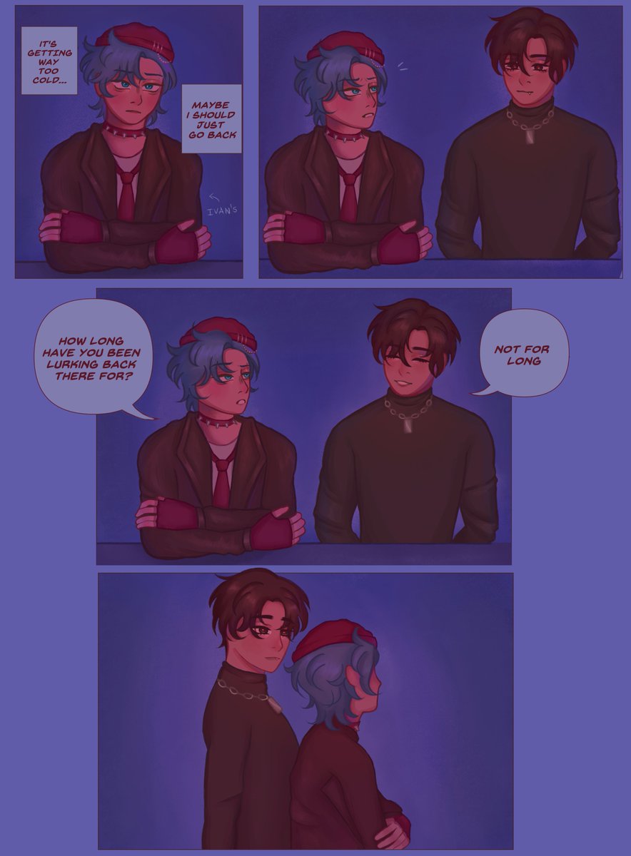 i5yaksha's tweet photo. secret santa for @gnemying <3
till tends to go to stargaze to calm himself down from particularly stressing gigs. this time, ivan is there to look out for him too
#ivantill #ALNST https://t.co/EzydnXuvTf
