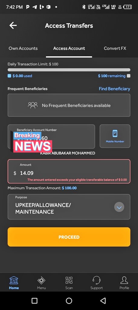 dee29ice's tweet photo. @accessbank_help Please I need to know why my dom account can't transfer nor convert USD to naira https://t.co/AlCUYYrZhk