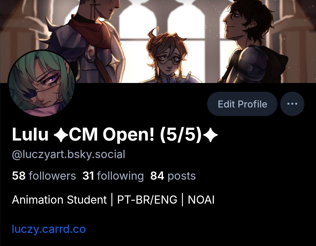I will be more active on my other socials for now since the whole algo and IA thing. You can find me on BlueSky and Instagram

I will still take commissions here, so feel free to DM me!