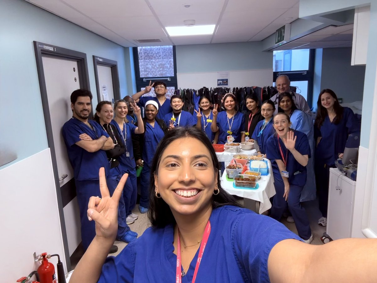 drsarakhalid's tweet photo. Peace out from the Cath Lab for 2025 ✌️✌️✌️

Thanks to the most supportive team!

Here’s to more “I’m sure I can feel the pulse, I don’t know why I’m not getting flashback” https://t.co/yDtoOdmwfq