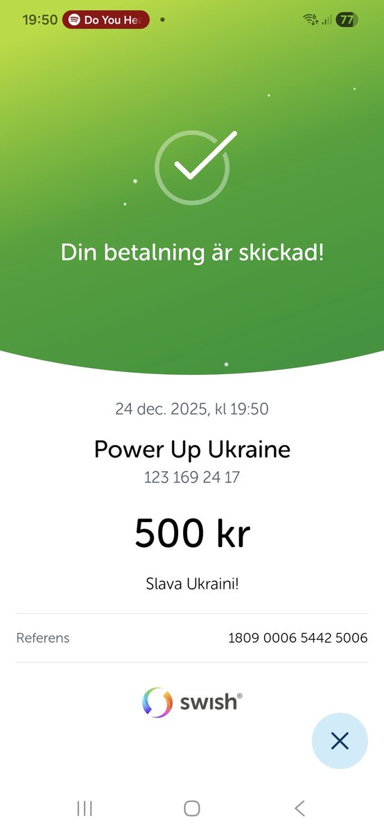 eperjon's tweet image. God jul! Nu supportar vi Ukraina så länge det behövs!