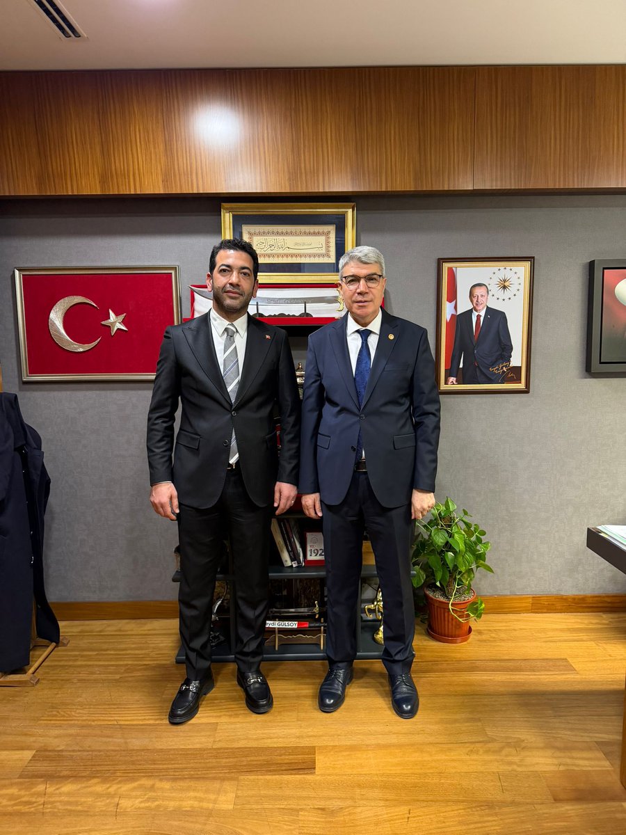 📍 TBMM

Ekonomi İşleri Başkan Yardımcımız ve Osmaniye Milletvekilimiz Sn. Seydi Gülsoy’u, İl Kadın Kolları ve Gençlik Kolları Başkanlarımız ve teşkilat mensuplarımızla birlikte ziyaret ettik.

Osmaniye’mizin kalkınmasına, milletimizin refahına ve Türkiye’nin ekonomik hedeflerine