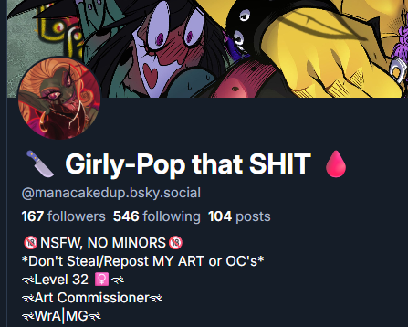 Felt. This is why I stopped uploading art on the twitter dot com. If you wanna see art, go to my bluesky.