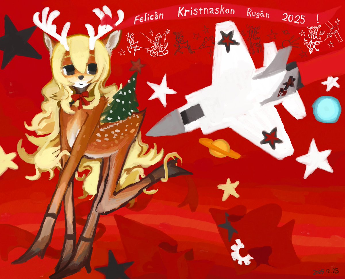 Felicân Kristnaskon!🎄🦌