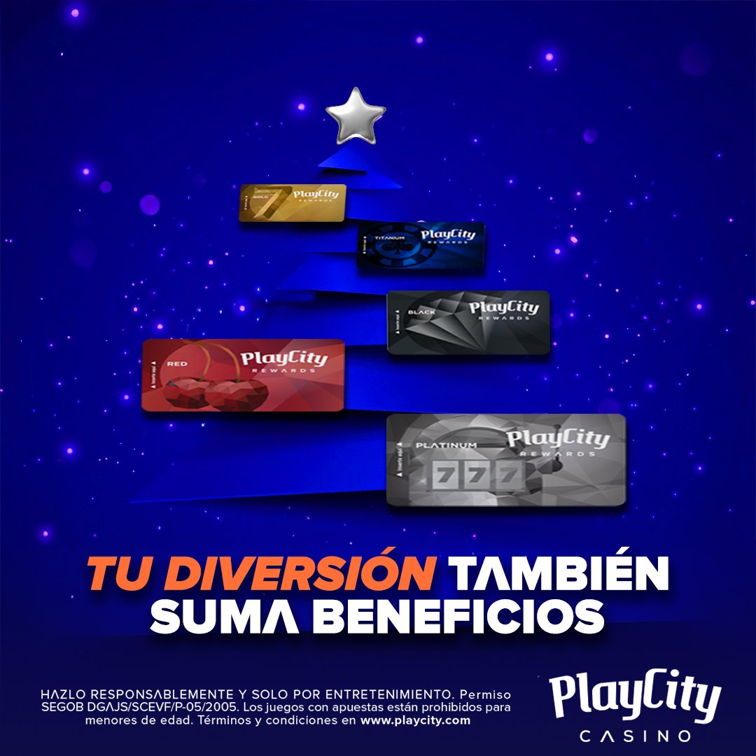 Con el Programa de Recompensas PlayCity vive la mejor experiencia mientras disfrutas.
Juega y sube de nivel en tu sala más cercana: playcity.com/sucursales

#PlayCity #RecompensasPlayCity