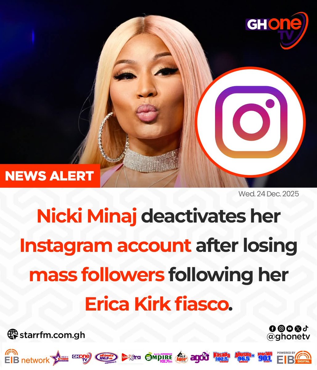 EvaDoosh's tweet image. R.Nation trying everything possible to let Nicki Minaj disappear but it ain't happening soon enough 😅 Today they woke up with another agenda that she lost 10m followers on an account she deactivated since October 20th. 

Damn Nicki is so powerful 😅👑❤️