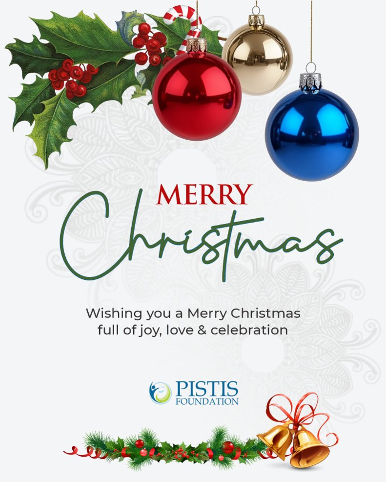 PISTISFDN's tweet image. Wishing you a Merry Christmas full of joy, love, and celebration! 🎉

Merry Christmas to you from all of us at PISTIS Foundation. We are grateful for your trust, support, and the lives we continue to touch together. Wishing you a joyful festive season and a bright year ahead.