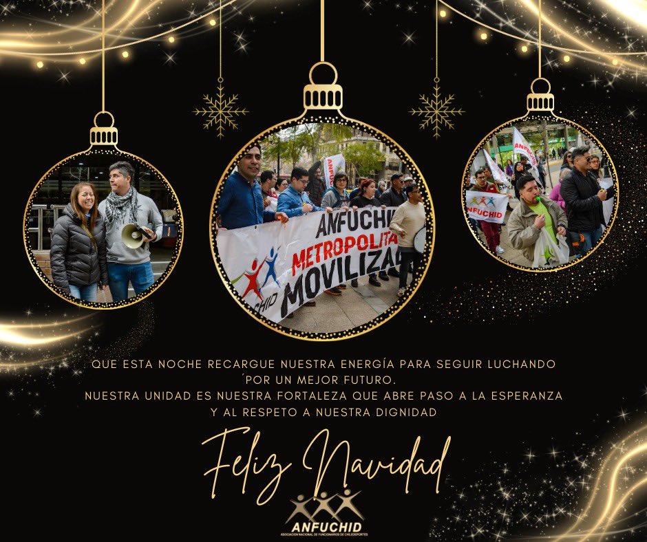Anfuchid Nacional desea a todos y todas unas felices fiestas.