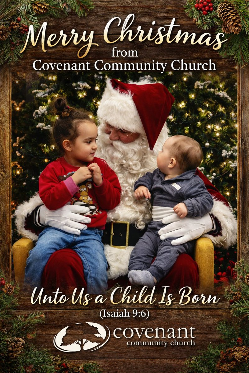 TheNeverBefore_'s tweet photo. From all of us here at Covenant Community Church, we wish you a Merry Christmas. May your home be filled with the joy of Christ, the peace of His presence, and the hope that was born in Bethlehem. https://t.co/CxDdeKjljv