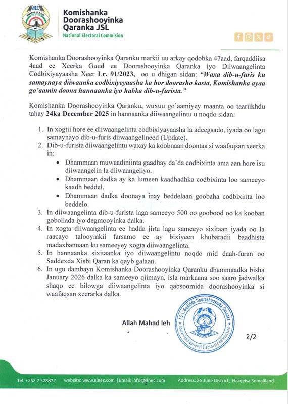 Hamud2022's tweet photo. Waan soo dhowaynayaa go'aanka CDQ Somaliland kasoo baxay waxaan aaminsanahay caqabada keliya ee Somaliland haystaa inay tahay doorasho dibu dhacda taas sababta muran iyo isqabqabsi ilaa jabhado iyo dagaal gaadho hadii sidas ay ku socoto waxas oo dhan mesha wayka bixi Insha Allah https://t.co/8exrKZe5fI