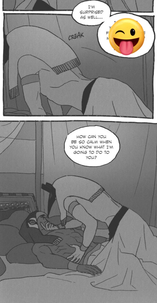 LOL seth! 
#ennead season 1 
I reread from season 1. Since this scene I knew exactly who is the 受け 🤣