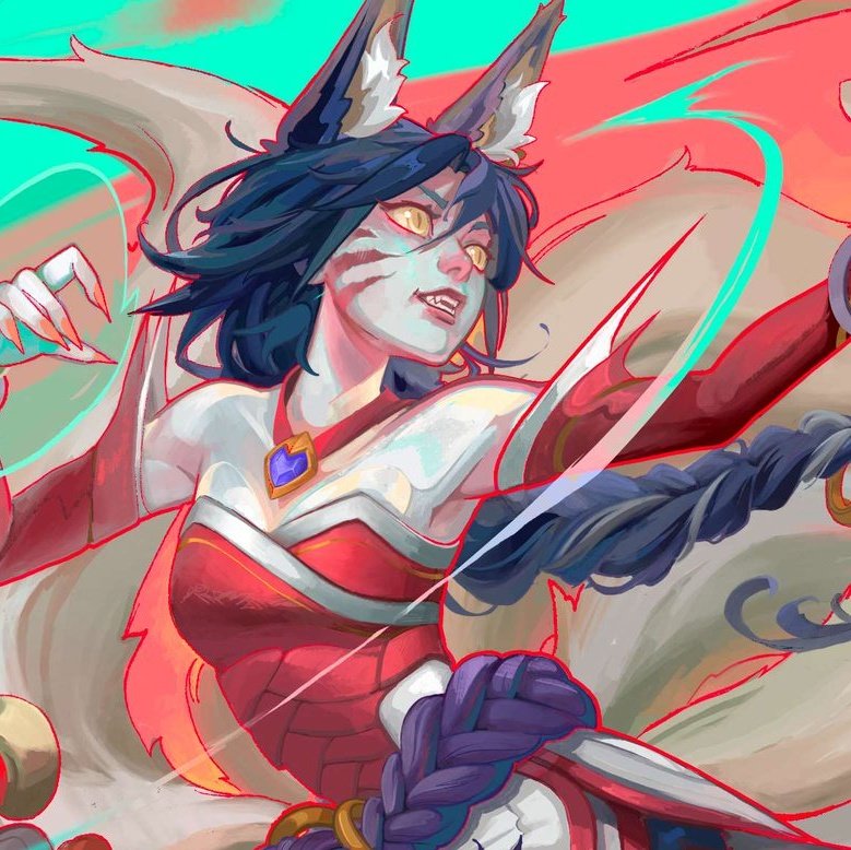 ahricervo's tweet image. 2XKO Ahri Art.