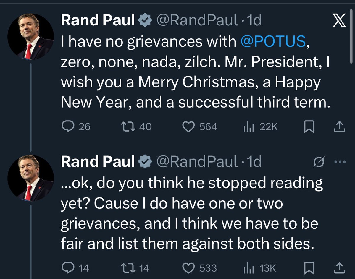 MsMalarkey24's tweet image. Rand Paul is an awful human being, but also omg ☠️