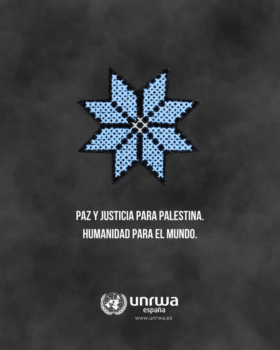 PAZ Y JUSTICIA PARA PALESTINA. HUMANIDAD PARA EL MUNDO.
🌟 ¡Felices fiestas! 🌟
Este año nos hemos inspirado en la "Estrella de Belén", uno de los símbolos más antiguos del tatreez, el bordado palestino. Queremos que nos recuerde la urgencia de justicia, dignidad y humanidad. 🌠