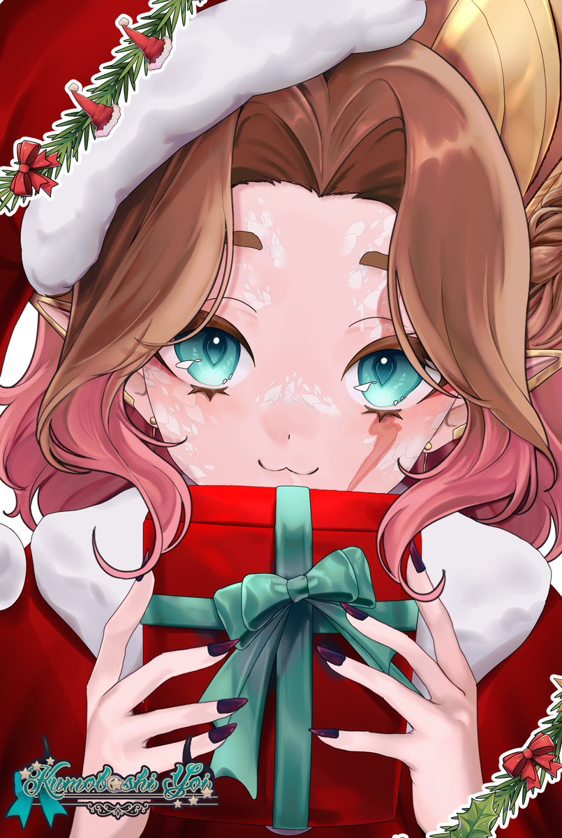 Happy Holidays and Merry Christmas!   

 “𝙸 𝚐𝚘𝚝 𝚢𝚘𝚞 𝚊 𝚐𝚒𝚏𝚝!”  

(thank you so much!) 🎨:<a href="/KumoboshiYoi/">waitlist clients please check dms ˋˏ ♡ ˎˊ˗ K0I ✨☁️</a>