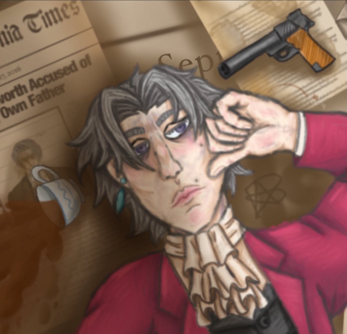 Emo_Faye_Tonic's tweet photo. MERRY ALMOST CHRISTMAS !
I love this piece to bits. Eat him up 🙂‍↕️

#AceAttorney #milesedgeworth #wrightworth #narumitsu #milesedgeworthaceattormey https://t.co/eCymvhgxKG