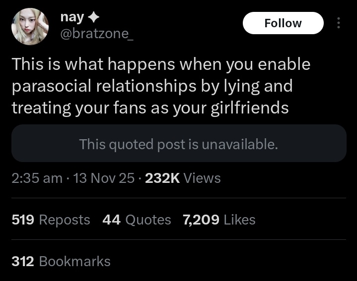 baesggukie's tweet image. look at the kpop stans being sympathetic when yall hyped the stalkers and dragged jungkook instead when the same thing happened to him. bunch of hypocrites.