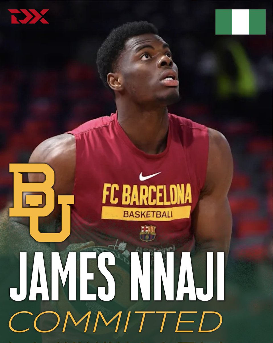 DraftExpress's tweet image. NEWS: James Nnaji, the No. 31 pick in the 2023 NBA draft, has enrolled at Baylor, agents Gerard Raventos and Deirunas Visockas of Gersh Sports told DraftExpress.

A monumental development: a former NBA draft pick is immediately eligible to play college basketball this season.