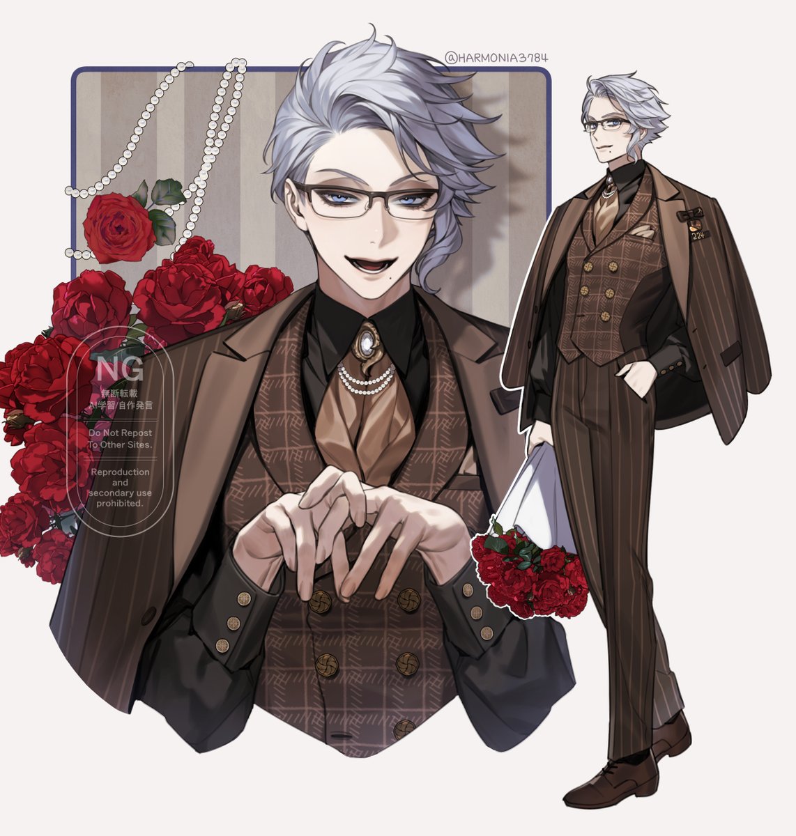 HARMONIA3784's tweet image. 🐙 의상 망상