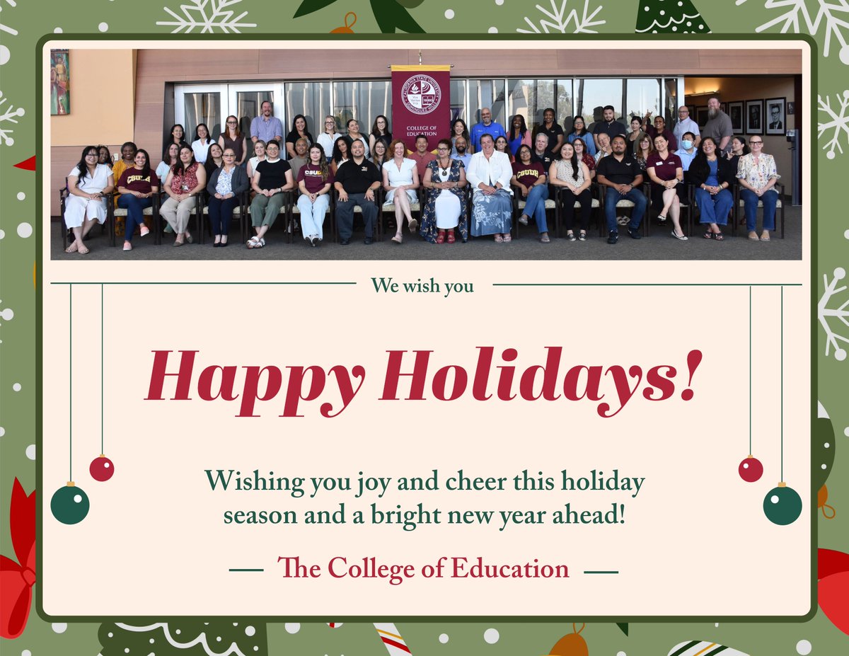 CSUDH College of Education tweet media