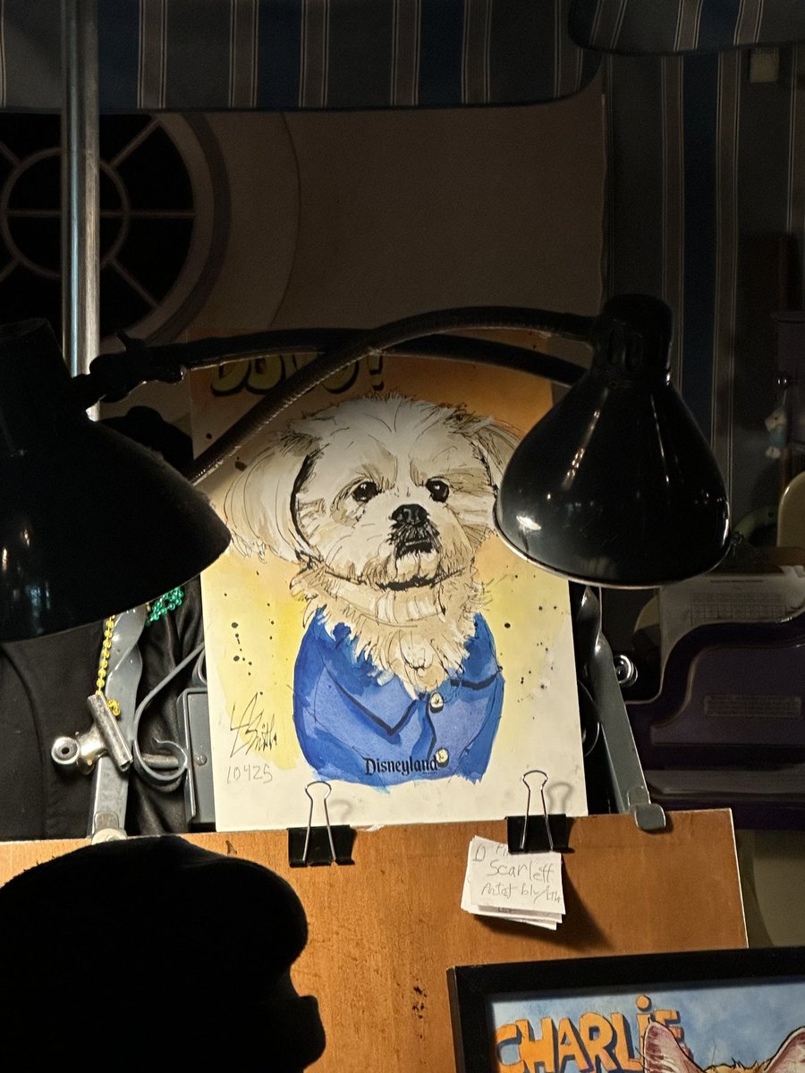 ooklah's tweet photo. @ryanarey Hi Ryan. Just thought I'd share this picture of a portrait of Doug my nephew saw while visiting Disneyland this weekend. Happy Holidays! https://t.co/b7u08DVDGM