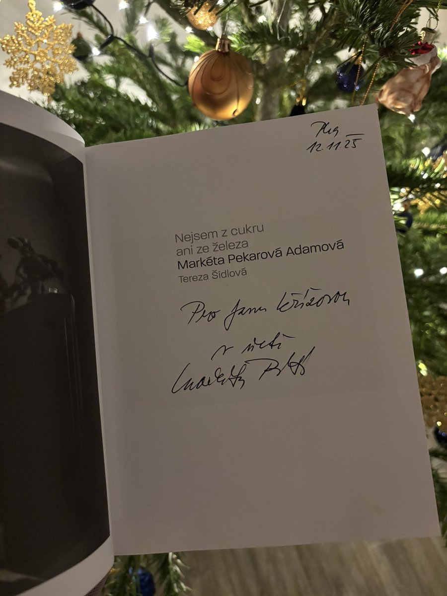 Psala jsem Ježíškovi. Přání bylo splněno a to, co přišlo navíc, mě opravdu potěšilo. Moc si toho vážím 💫🤍

<a href="/market_a/">Markéta Pekarová Adamová</a>