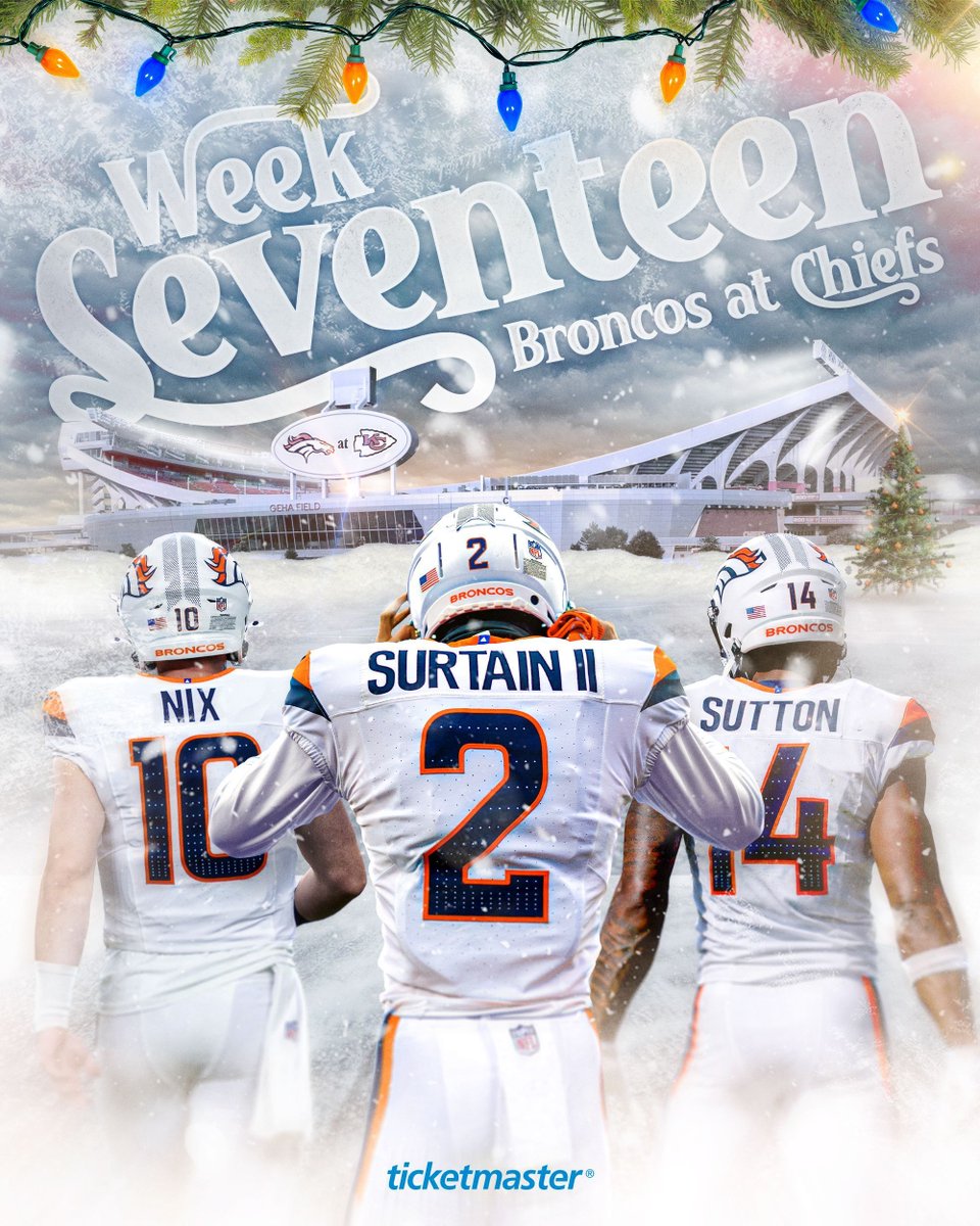 The Broncos are coming to town 🏈