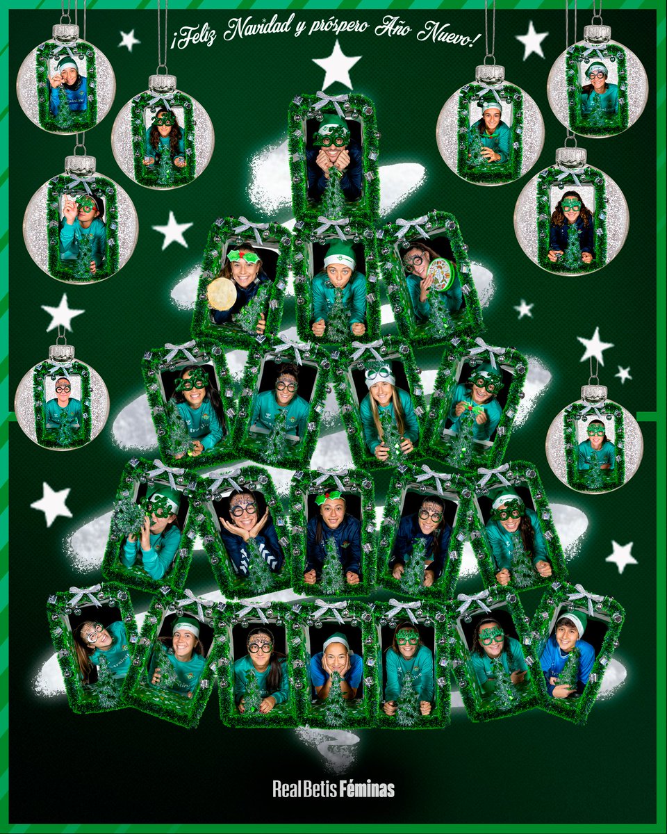 ¡Feliz Navidad y próspero Año Nuevo a todo el beticismo! 🎄💚

#ElBetisEsMagia