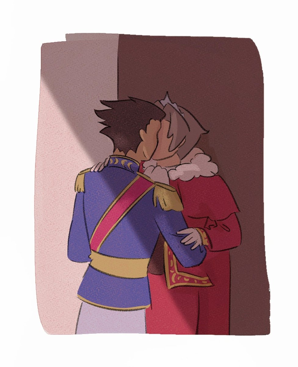 Winter puts me in the mood for royal au so here's some nrmt doodles for almost Christmas day ❄️🎄
#AceAttorney #narumitsu #nrmt