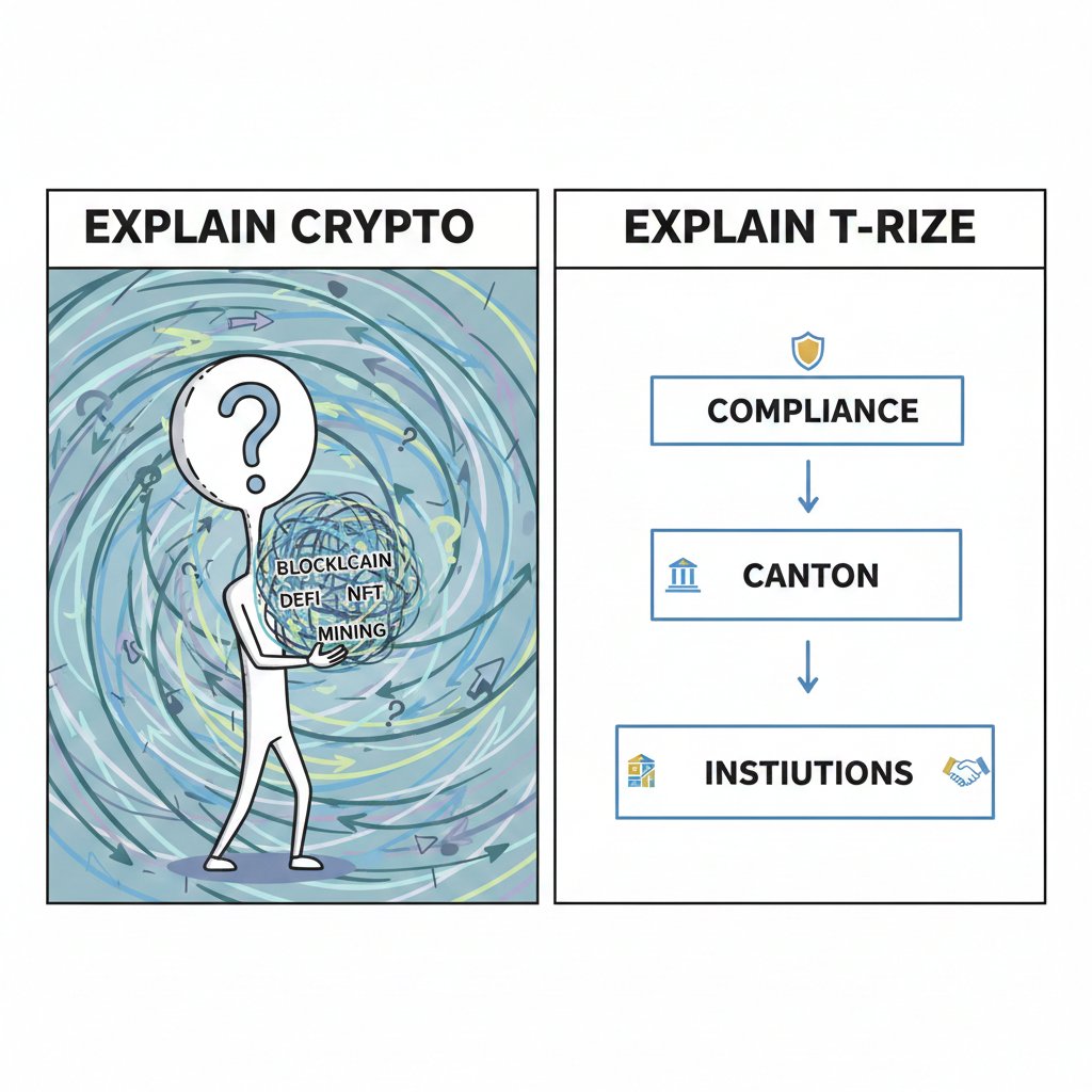 LayerFlick's tweet image. Some crypto needs vibes, narratives and a long Twitter thread to make sense.

@trize_io speaks the language institutions understand: Compliance → Canton rails → real capital.

Less hype. More documentation.
That’s how RWAs scale.
👉 Follow @trize_io to learn more
#TRizer