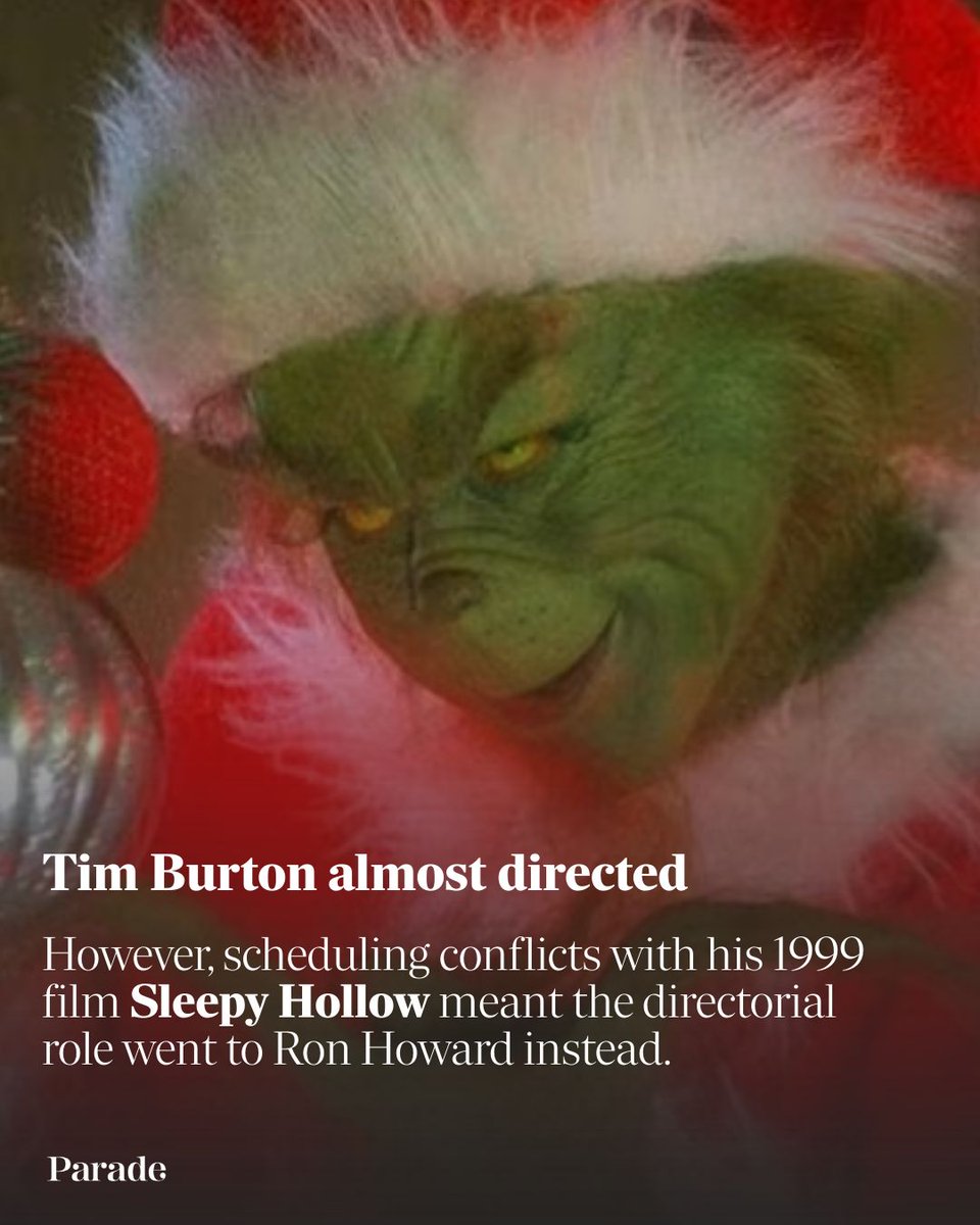 ParadeMagazine's tweet image. Here are fun facts and behind-the-scenes intel on the Jim Carrey classic #HowTheGrinchStoleChristmas!

Read the full list at the 🔗 below.
parade.com/movies/how-the…

#TheGrinch